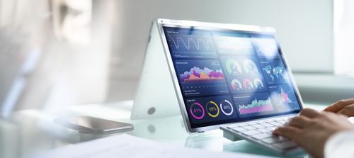 Data on a tablet.