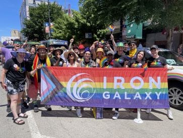 IG Team at the Pride Parade