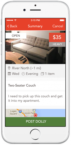 Dolly, the “hey, can you help me move my couch?”, moving app raises $1 ...