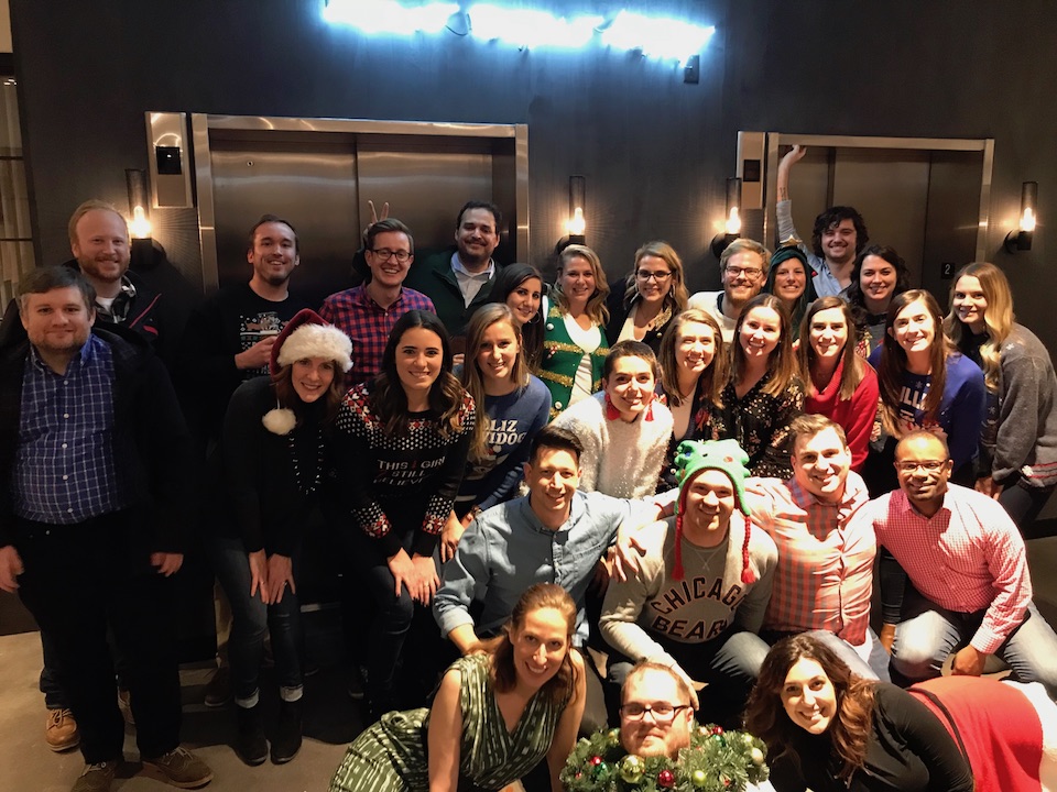 Built In Chicago team holiday party 2017