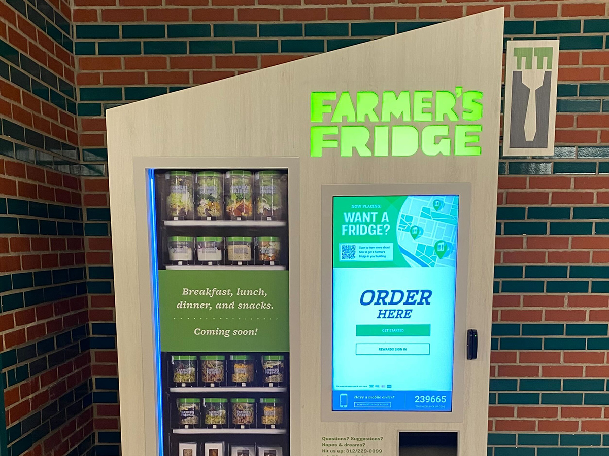 Farmer's Fridge vending machine