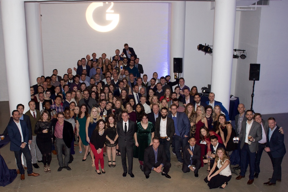 G2 Crowd Chicago holiday party 2017