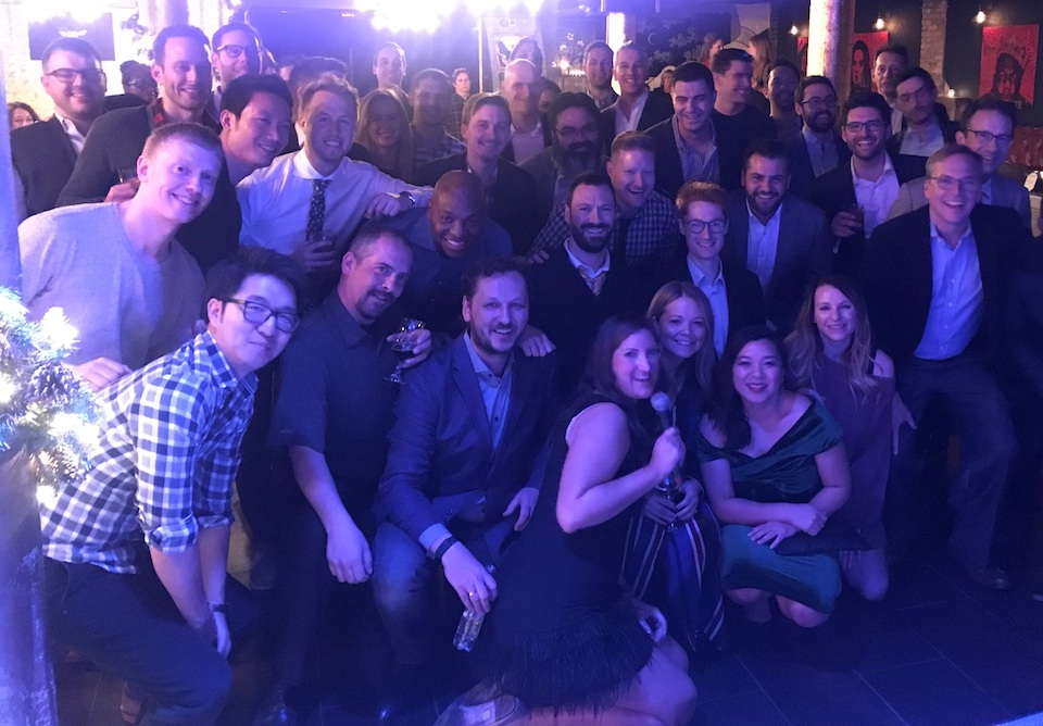 Genvea Trading Chicago tech company 2018 holiday party