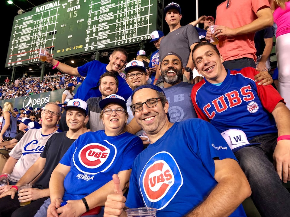HAAS Alert team at a Chicago Cubs game