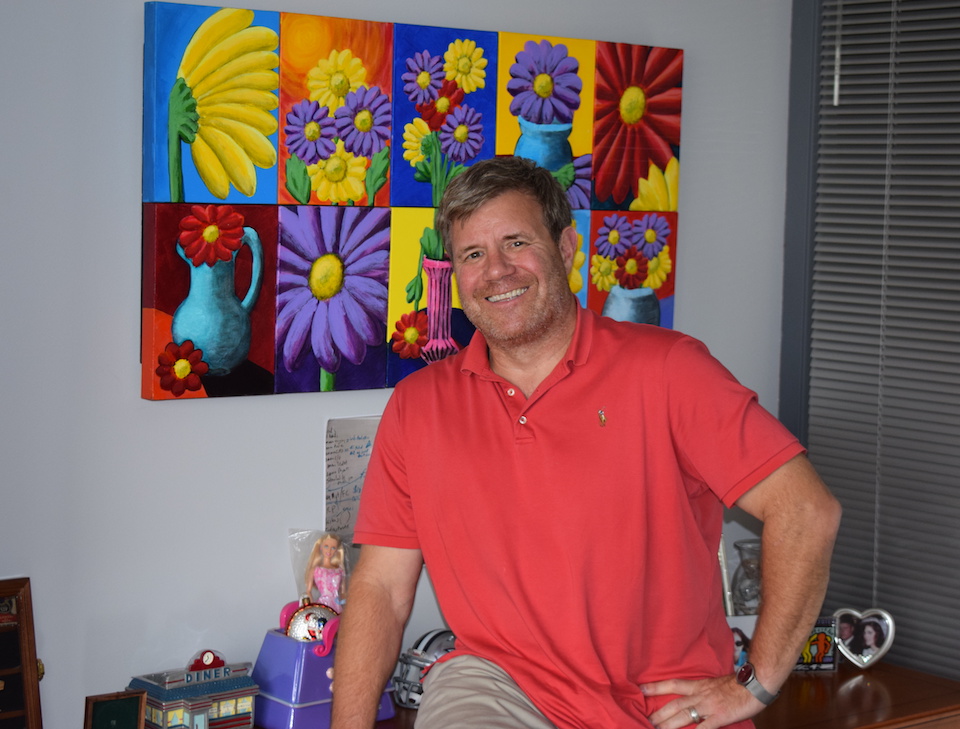 FTD COO Jay Topper in his office