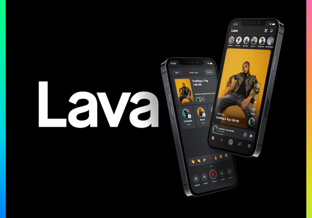Lava app on smartphone