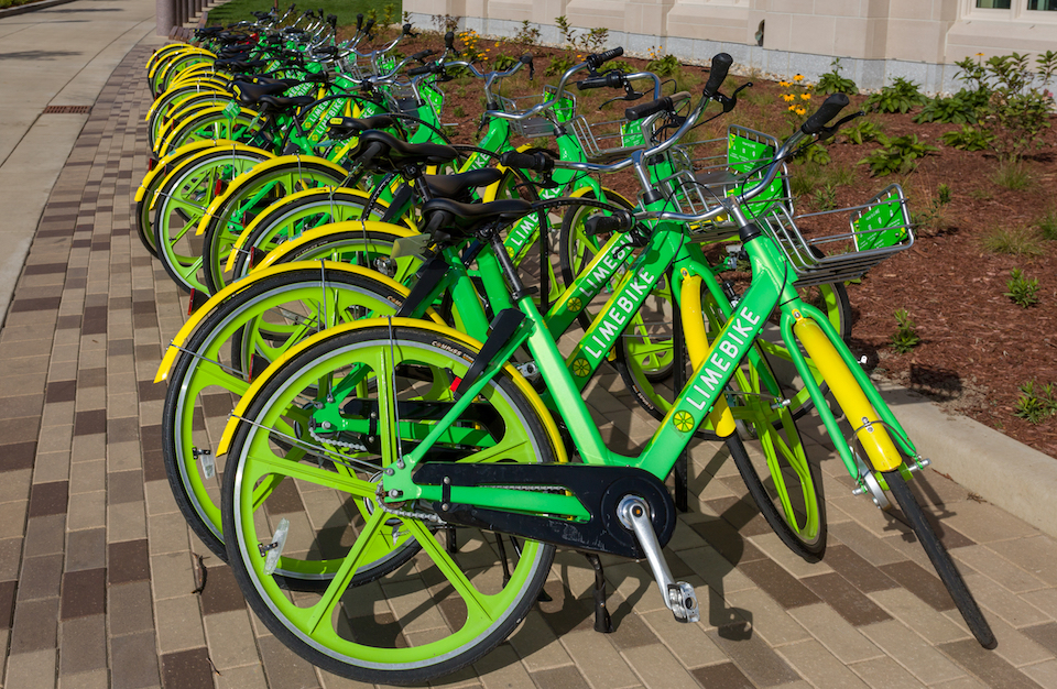 LimeBike Chicago pilot bike