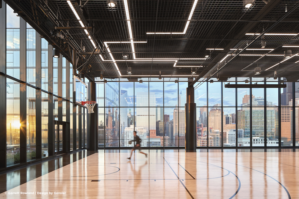 MoLo Solutions office basketball court