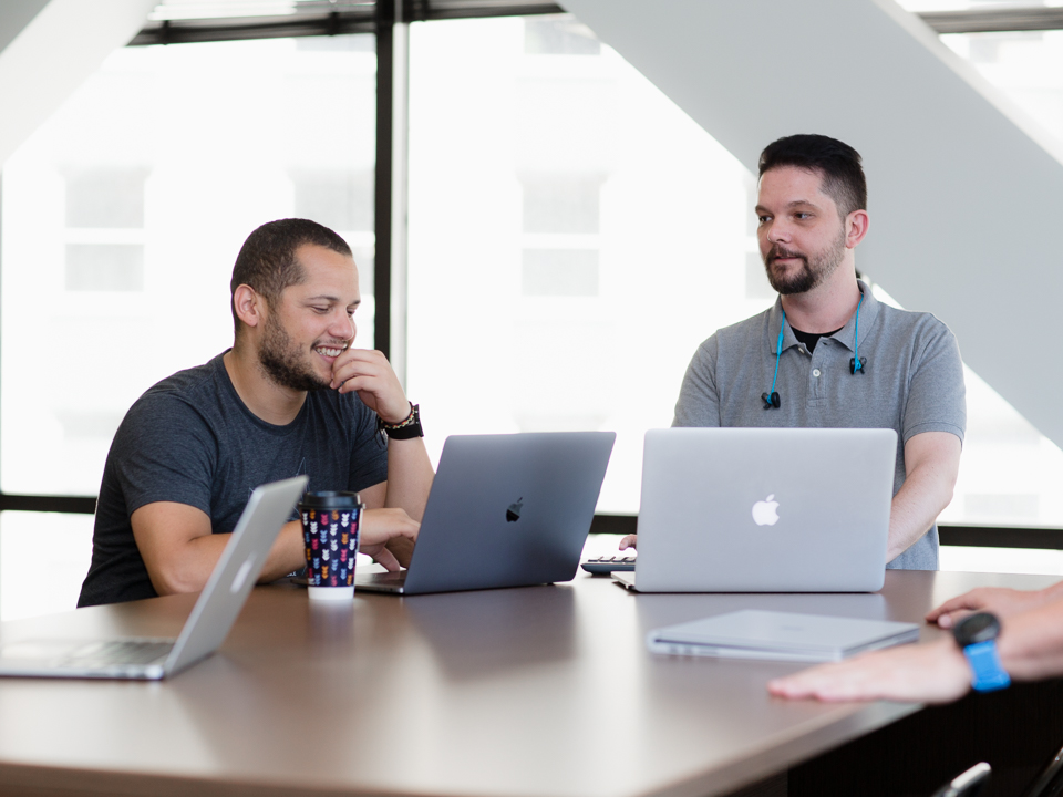 Networked Insights team discussing