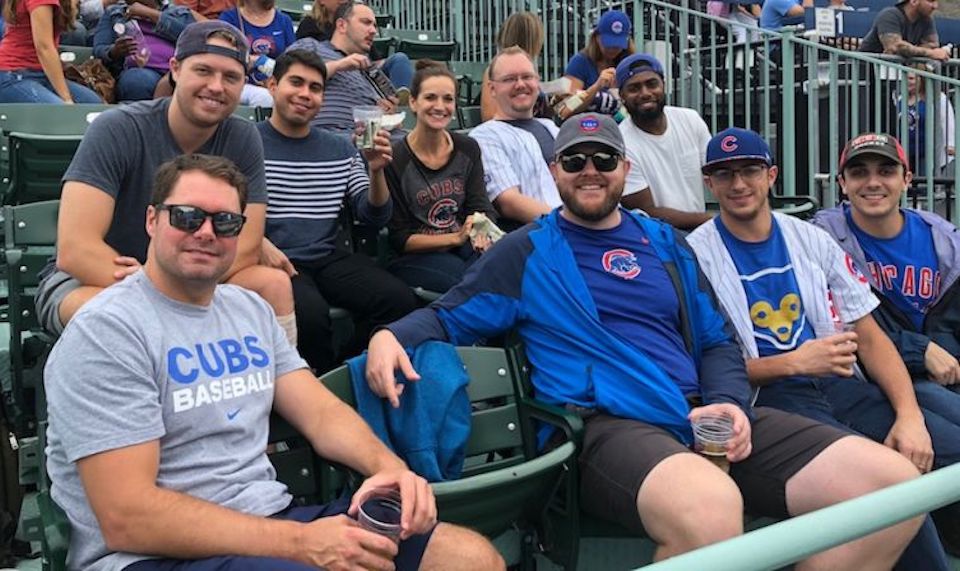 NowSecure team at Cubs game