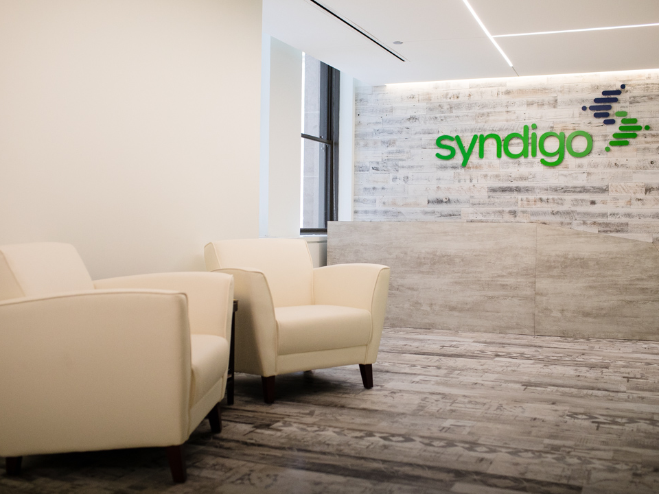 Syndigo's office lobby 