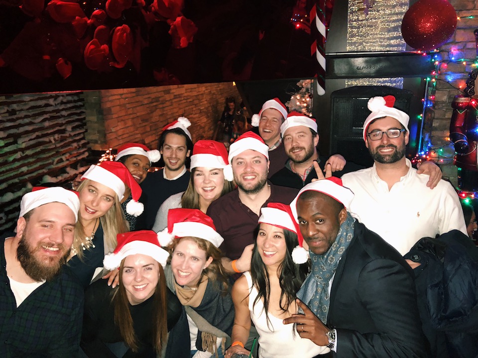SpotMe Chicago team holiday party 2017