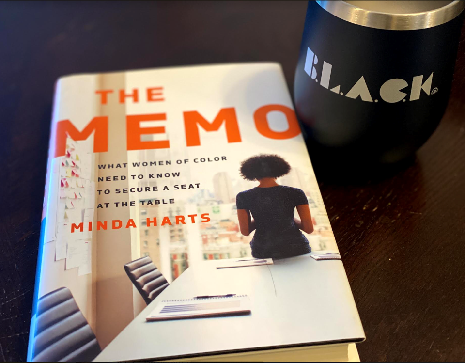 A photo of the book The Memo: What Women of Color Need to Know to Secure a Seat at the Table