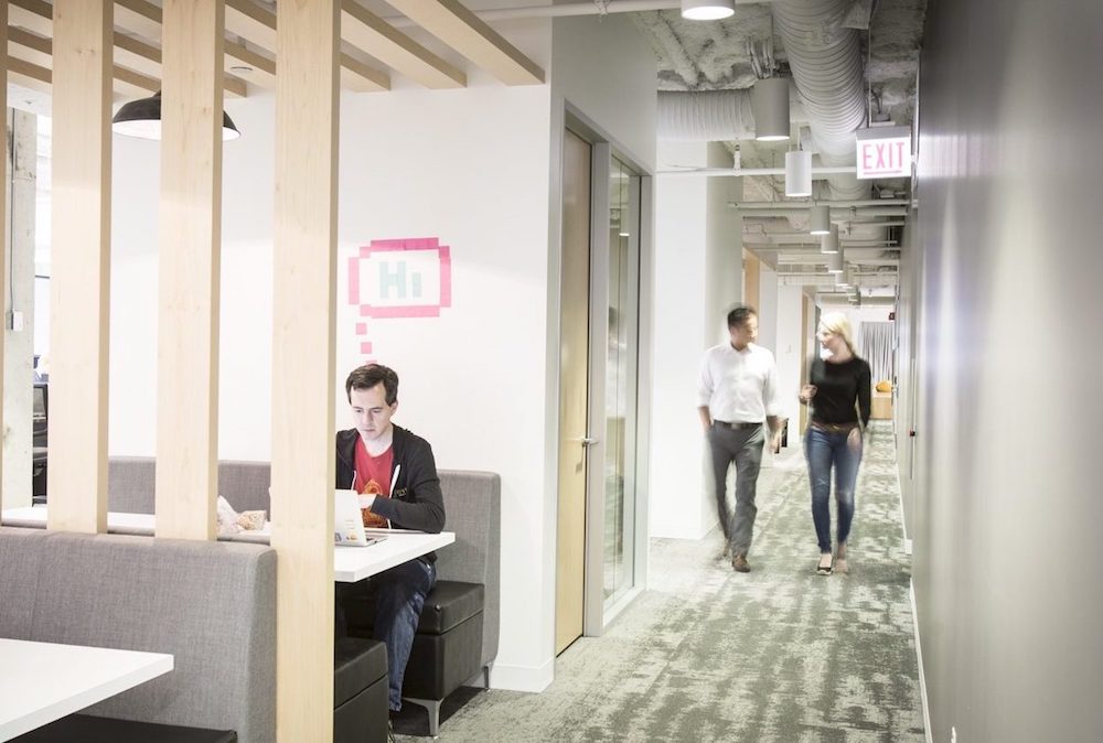 Civis Analytics office hallway