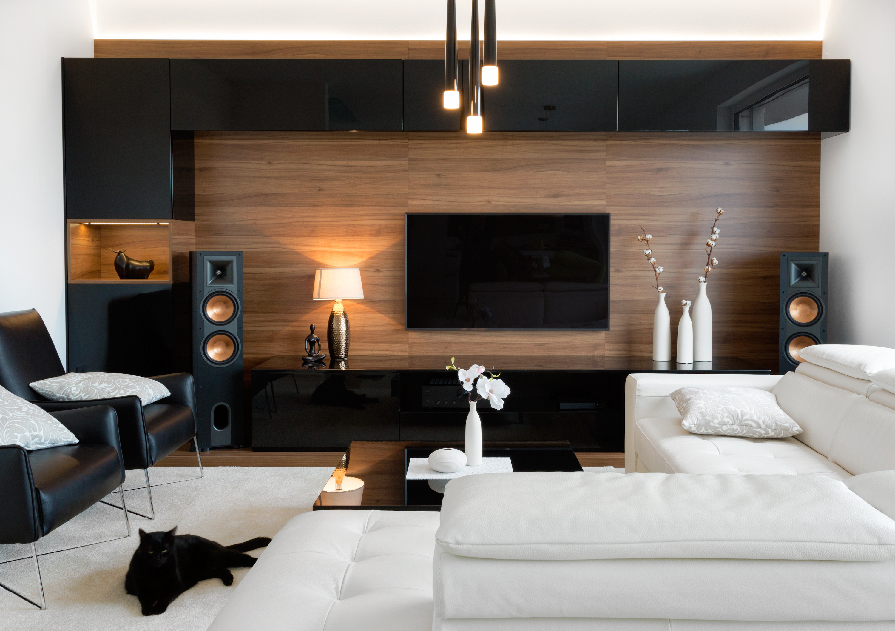 A luxury living room