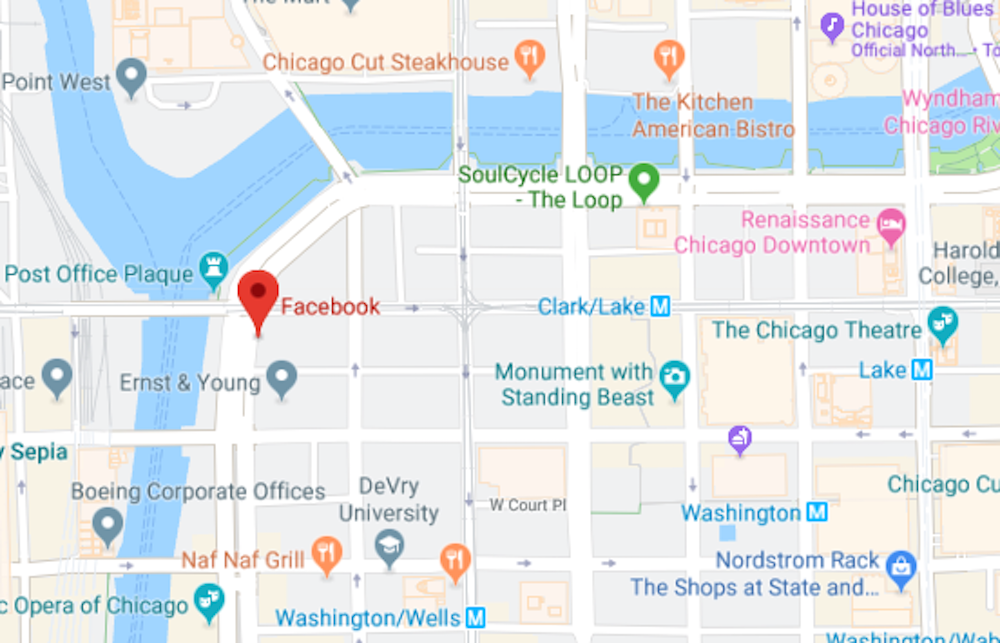 location facebook chicago