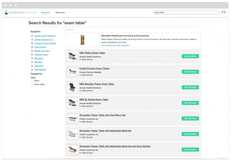 openmarkets website screenshot