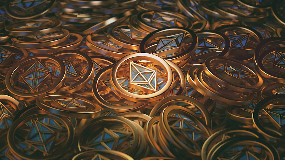 Ethereum gold coins