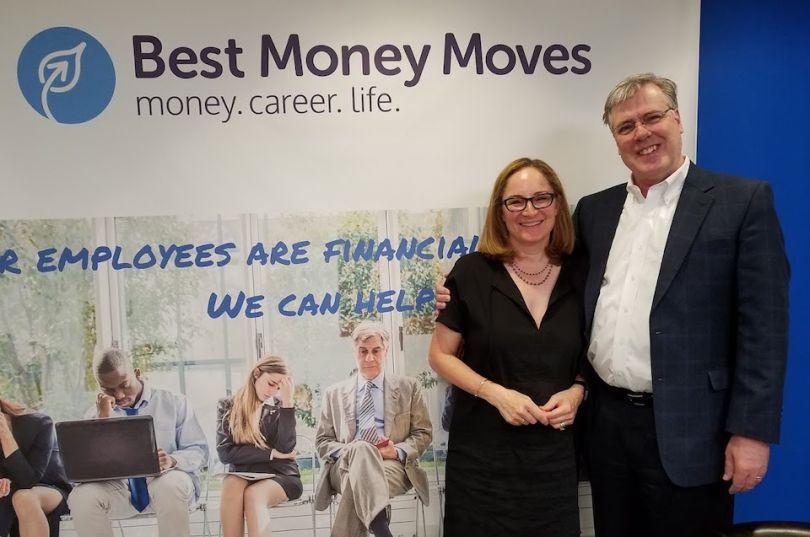 Best Money Moves Chicago co-founders at conference