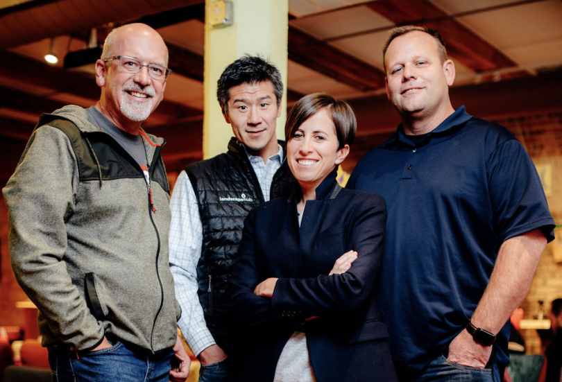 LandscapeHub leadership posing