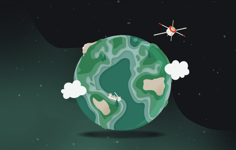 Rheaply Illustration of planet Earth