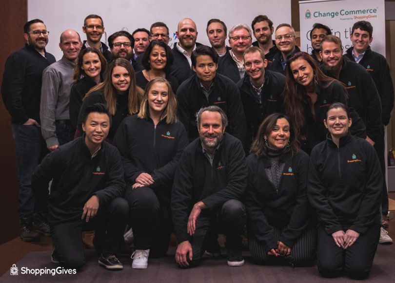 ShoppingGives team posing for group photo